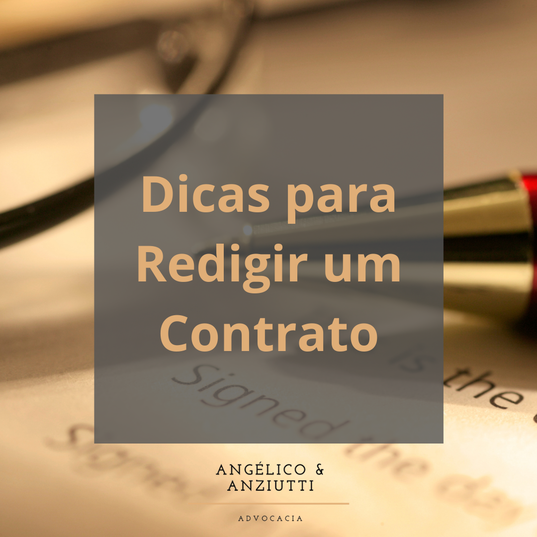 DICAS PARA REDIGIR UM CONTRATO