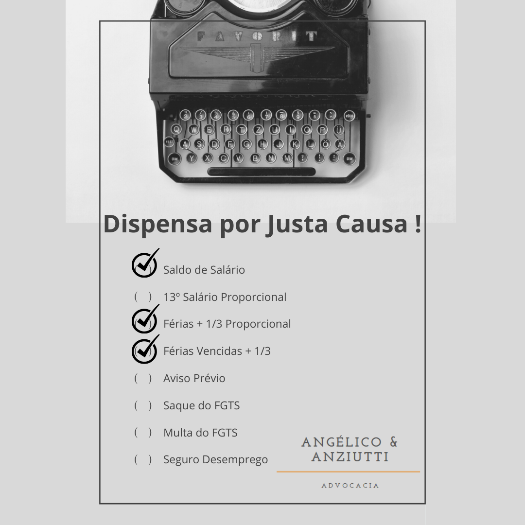 Dispensa Por Justa Causa do Empregado.